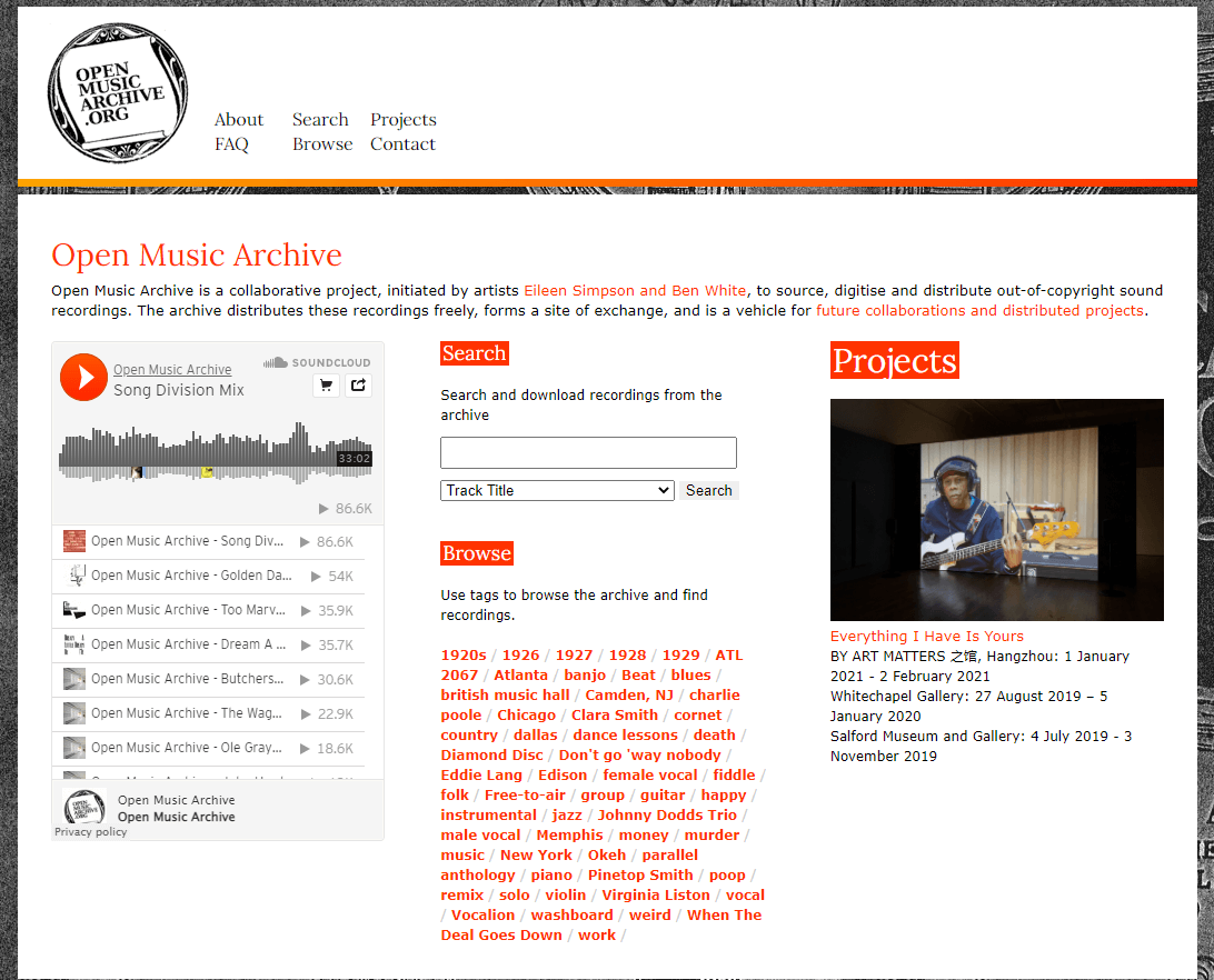 Open Music Archive