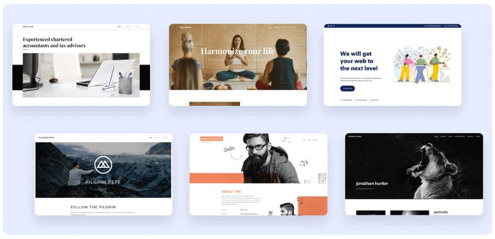 Digital Nomad Website Vorlage