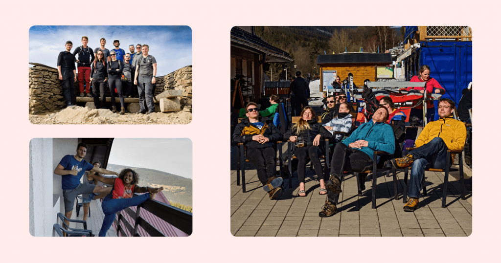 Webnodes Reisen in die Berge
