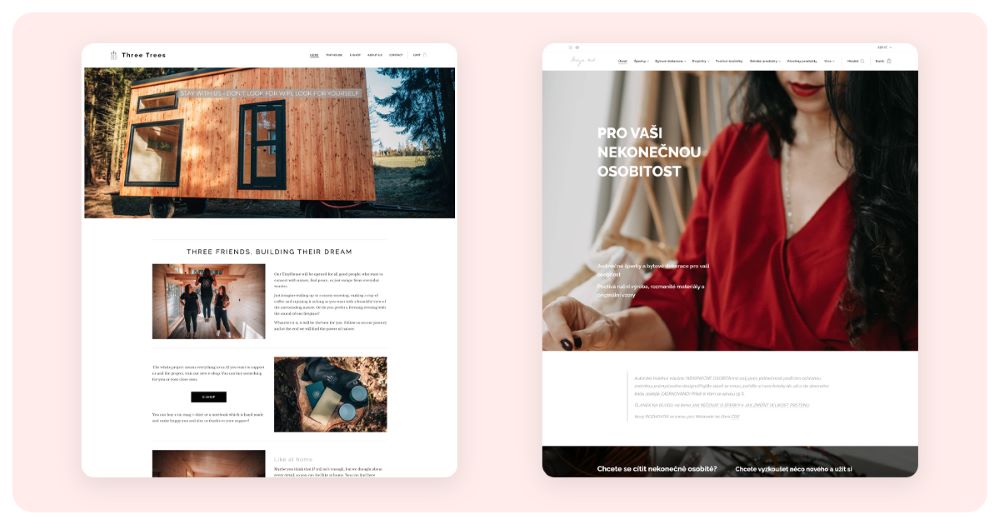 Beispiele wundervoller Kundenwebsites