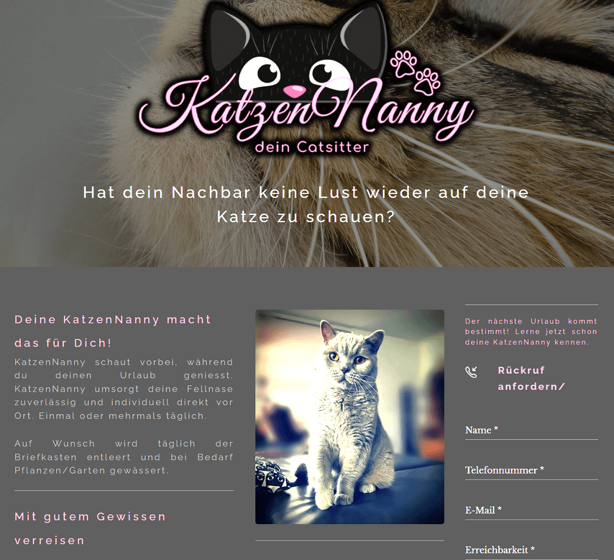 Katzensitter Website