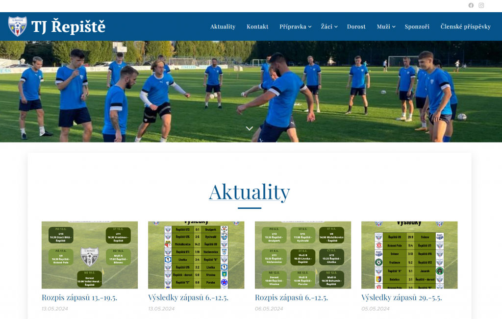 Newsblog Fußballhomepage