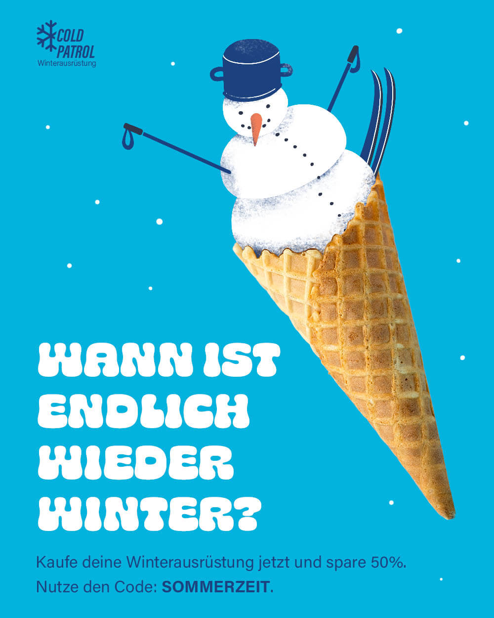 Atypische Sommer Werbung