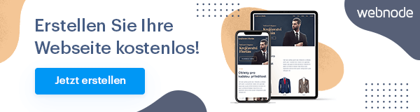 Beispiel Banner von Webnode