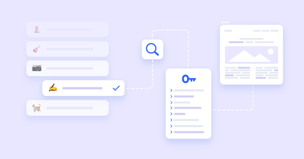 Uebereinstimmende Web-Inhalte mit gleichen Keywords